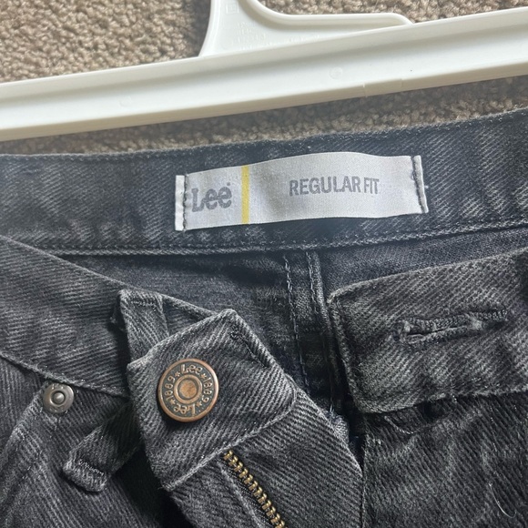 Black Lee Straight Leg Jeans, size 36/29 - Picture 3 of 6